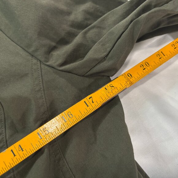 White House Black Market Olive Green Jacket  Size 12                       Lot J - Picture 7 of 8